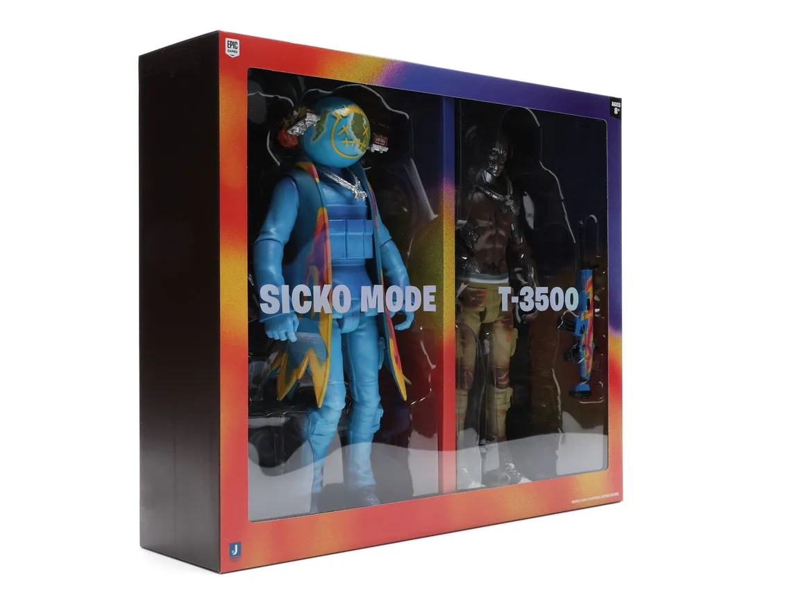 Travis Scott Cactus Jack Fortnite 12 Action Figure Duo Set