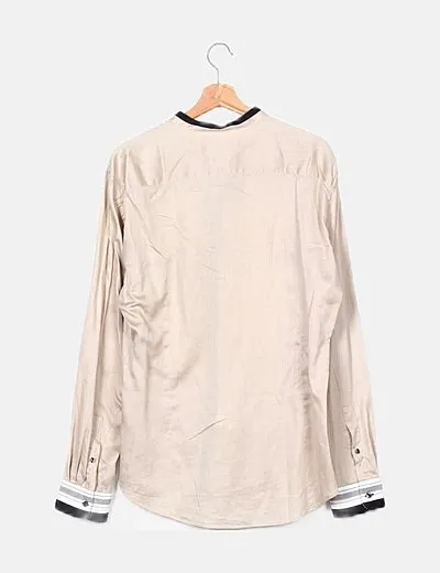 Versace collection Camisa rayas multicolor