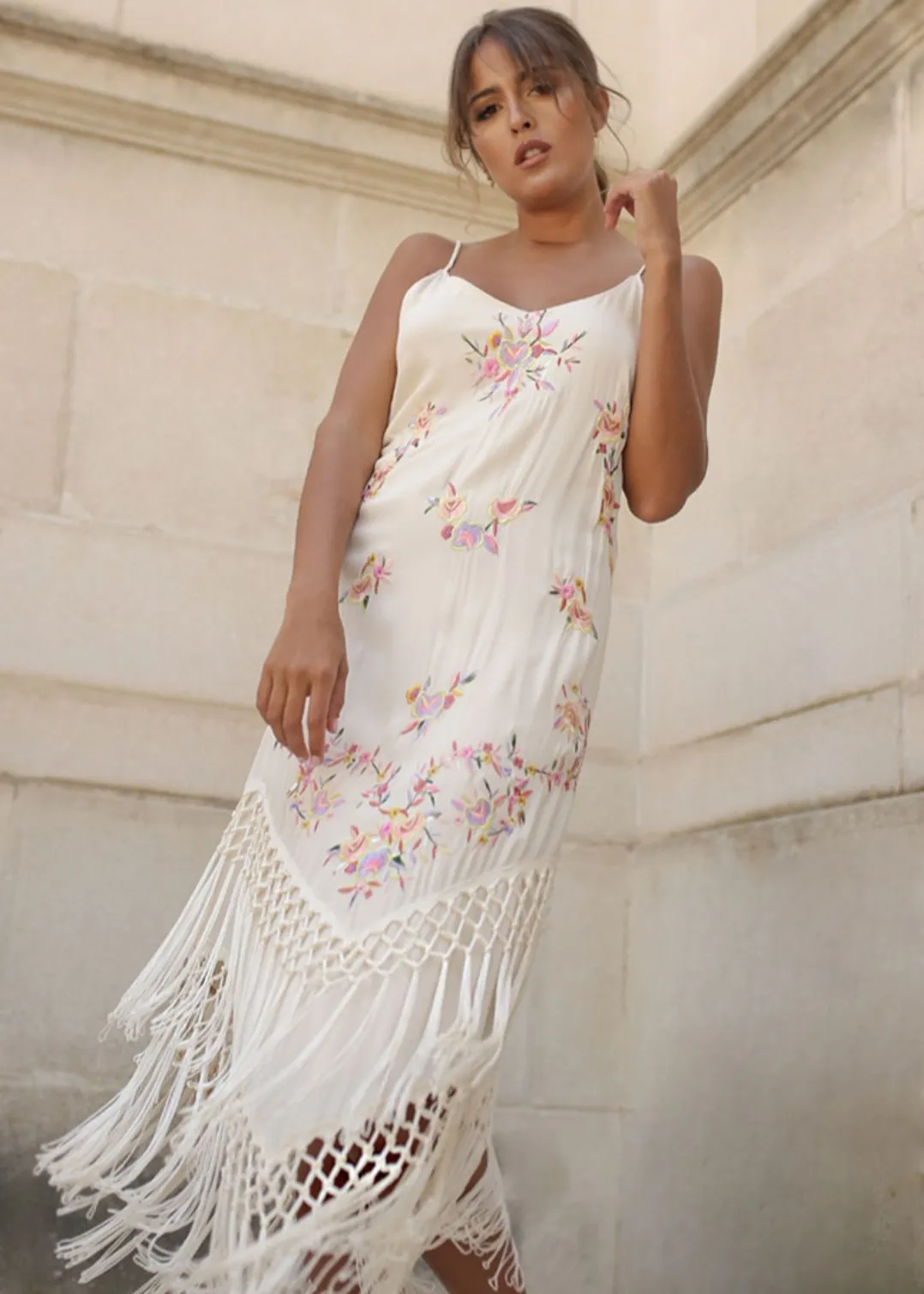 Vestido Fedra crema