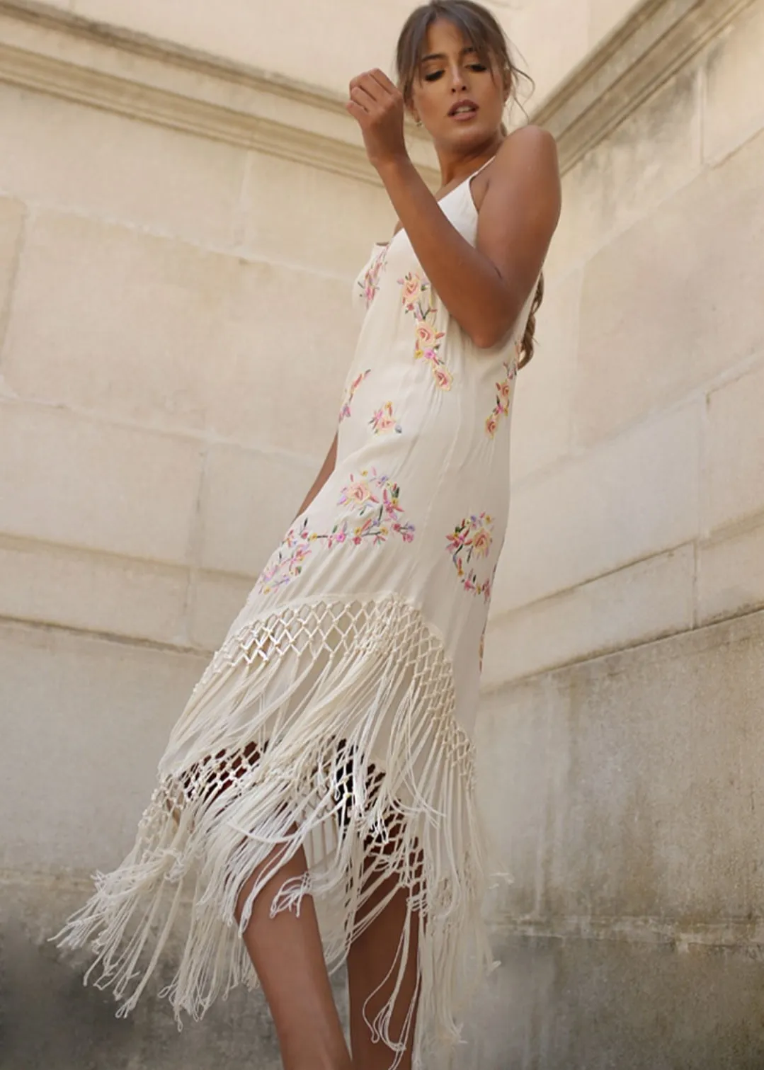 Vestido Fedra crema