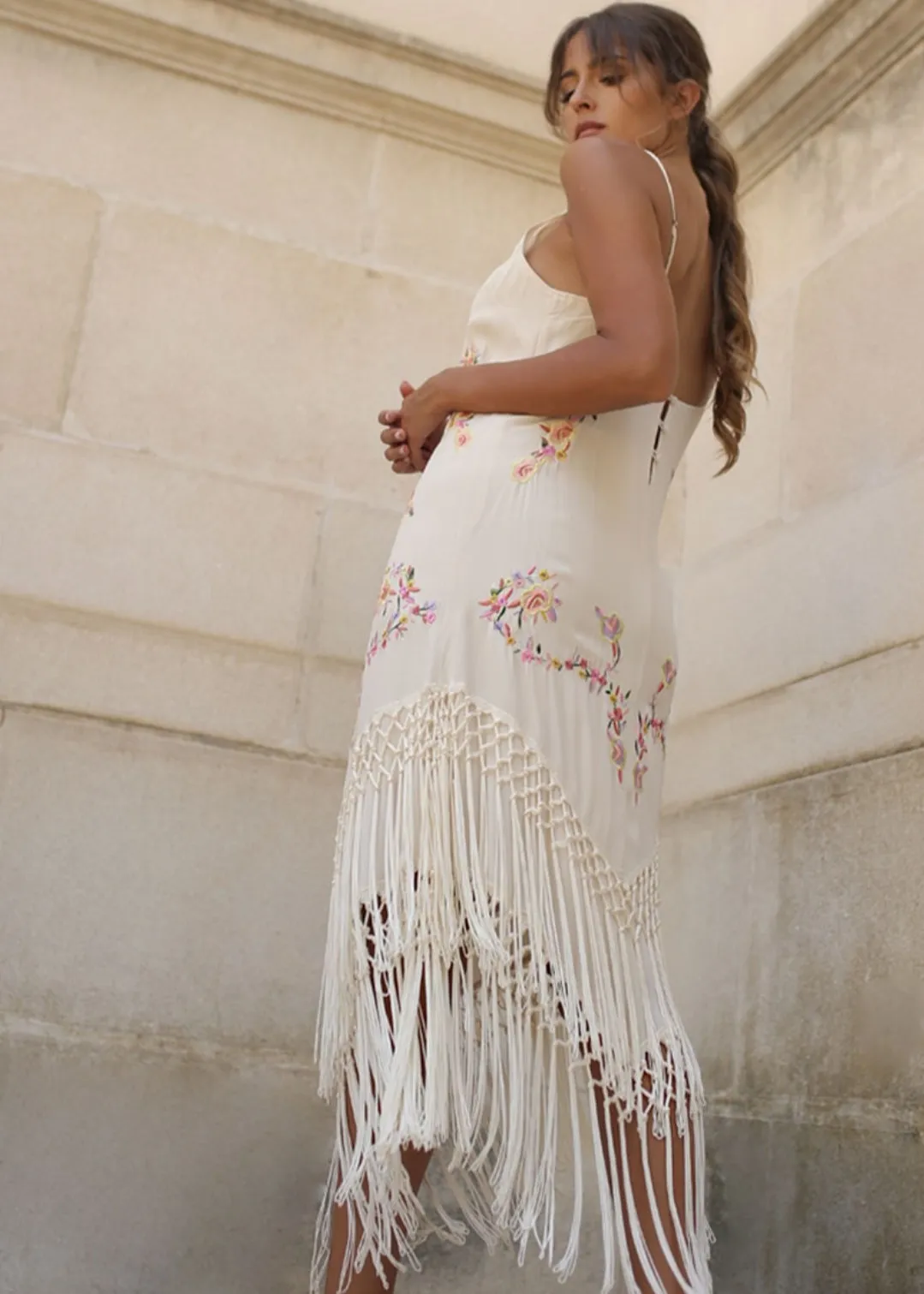 Vestido Fedra crema