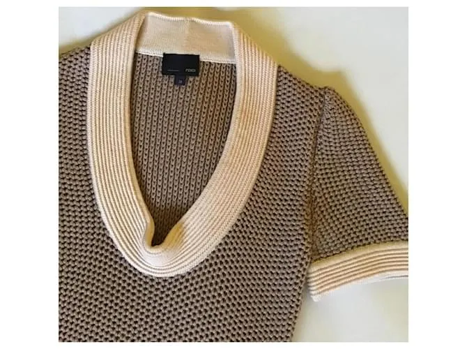 Vestido Fendi Beige 