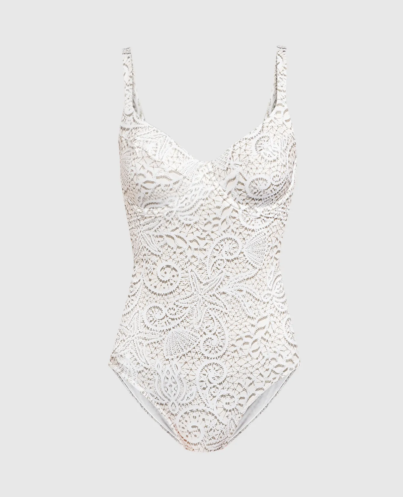 Vilebrequin Leonita beige print swimsuit