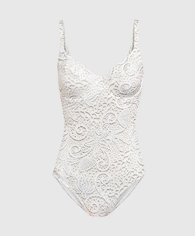 Vilebrequin Leonita beige print swimsuit