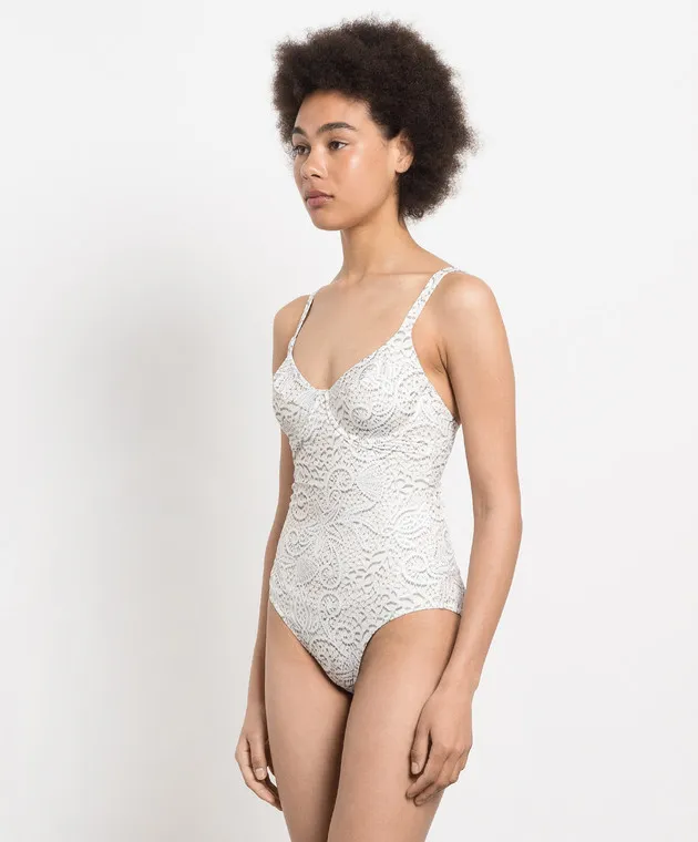Vilebrequin Leonita beige print swimsuit