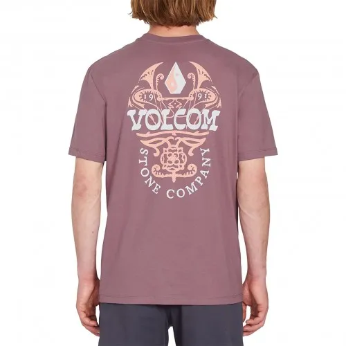 Volcom Zenner Bsc Tee Bordeaux Brown