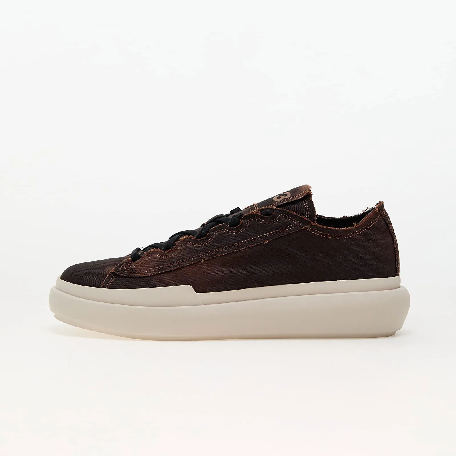 Y3 NIZZA LOW BLACK/ CLEAR BROWN/ PRELOVED BROWN