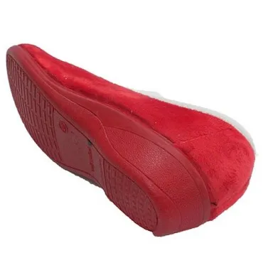 Zapatilla mujer cerrada Nevada en rojo