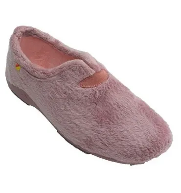 Zapatilla mujer cerrada tipo bota abertura empeine Alberola en morado