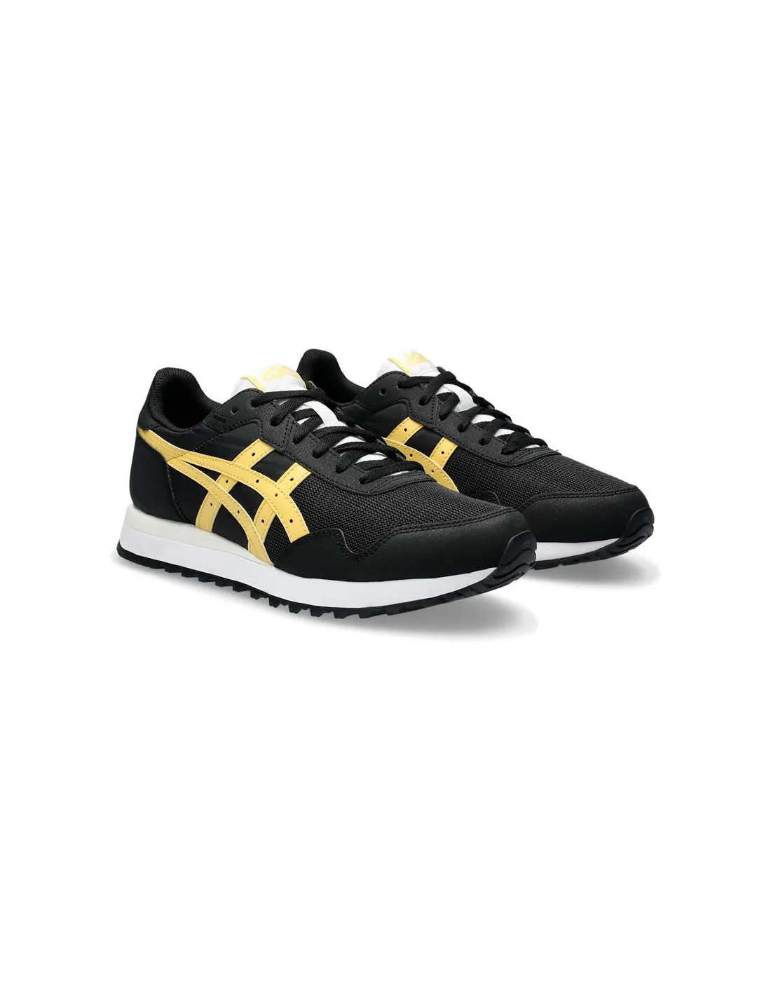 Zapatillas ASICS Tiger Runner II Hombre Negro/Amarillo
