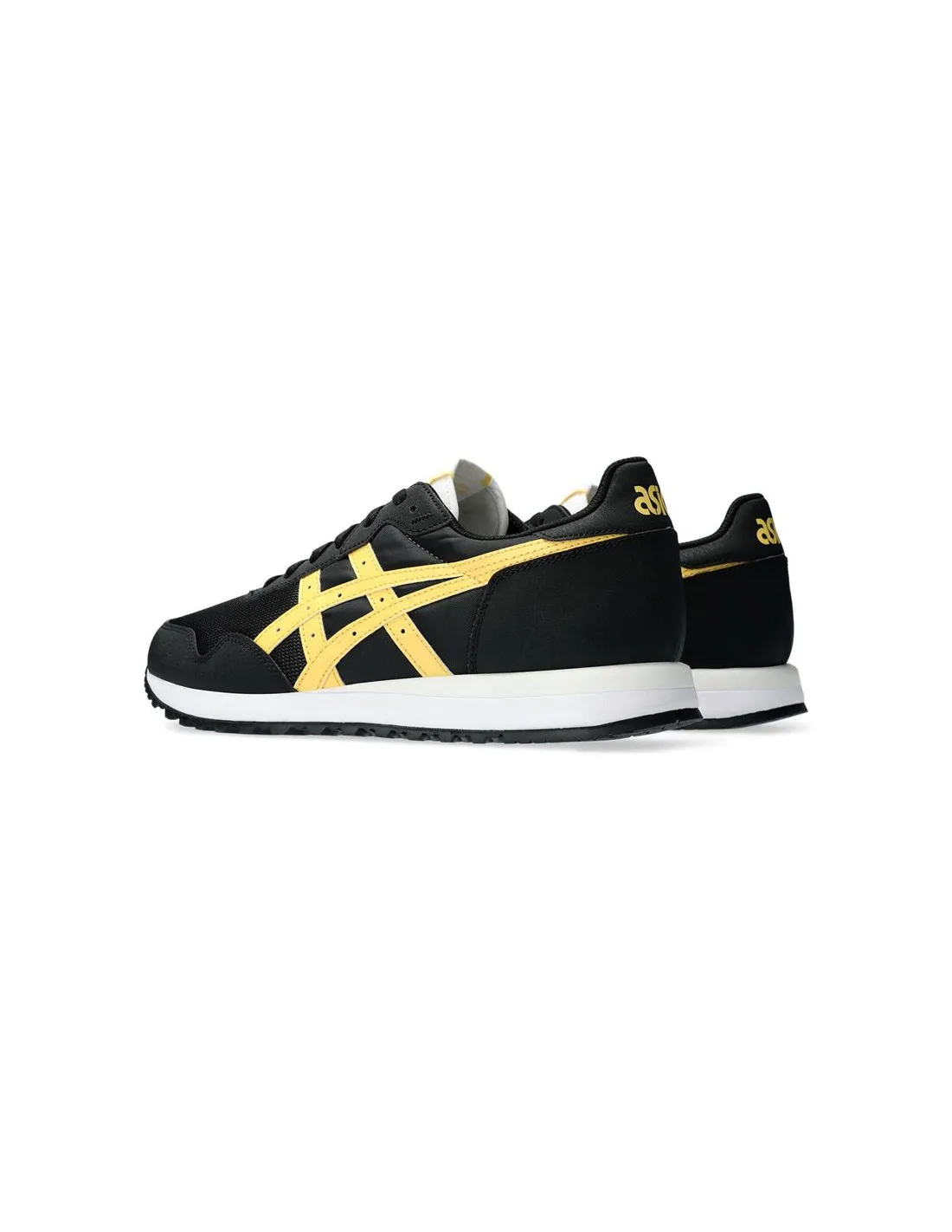 Zapatillas ASICS Tiger Runner II Hombre Negro/Amarillo