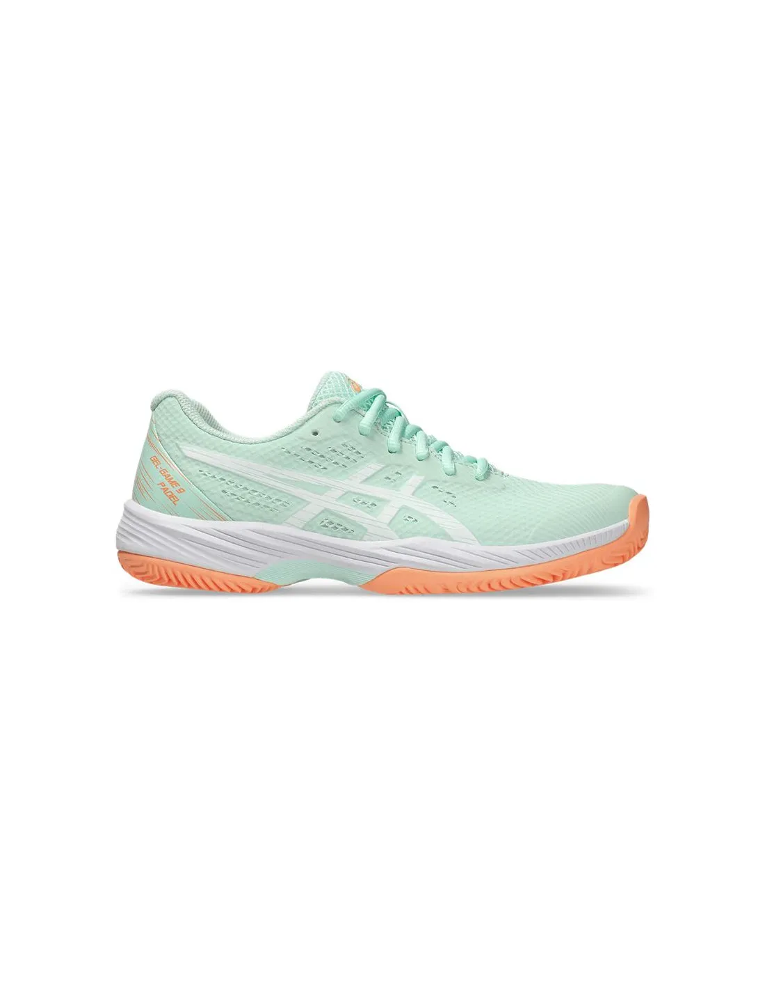 ZAPATILLAS DE PADEL ASICS GELGAME 9 PADEL MUJER MENTA/BLANCO