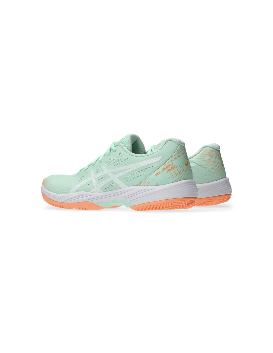 ZAPATILLAS DE PADEL ASICS GELGAME 9 PADEL MUJER MENTA/BLANCO