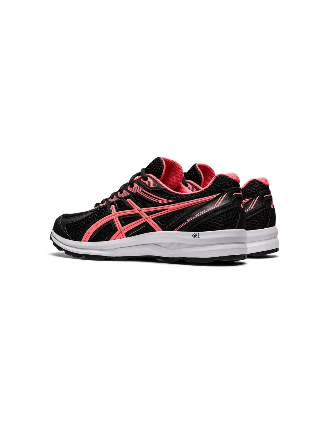 ZAPATILLAS DE RUNNING ASICS GELBRAID BLACK MUJER NEGRO/ROSA