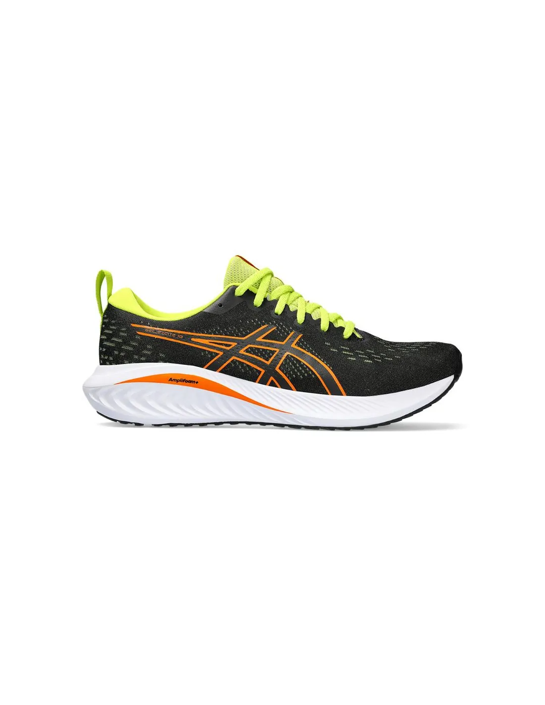 ZAPATILLAS DE RUNNING ASICS GELEXCITE 10 HOMBRE NEGRO/BRIGHT NARANJA