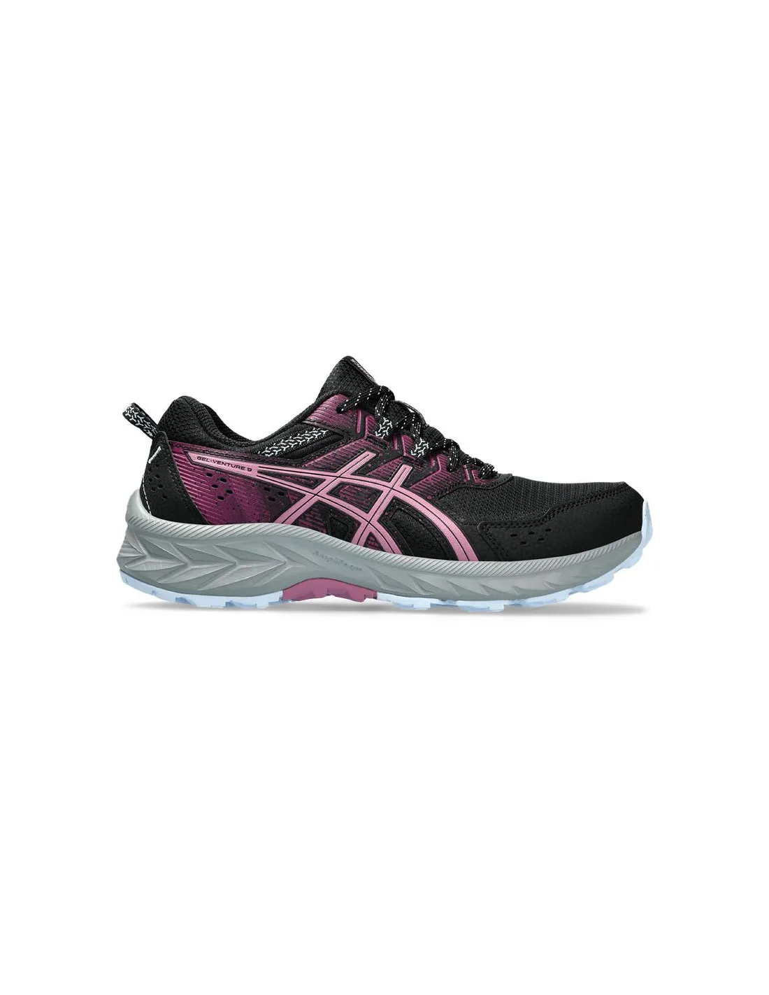ZAPATILLAS DE RUNNING ASICS GELVENTURE 9 MUJER NEGRO/MORADO