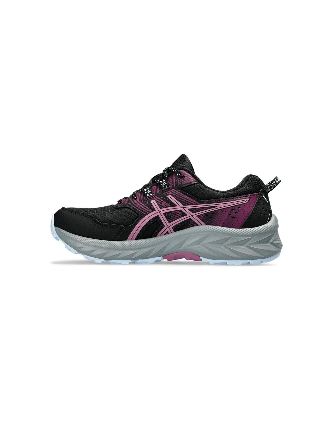 ZAPATILLAS DE RUNNING ASICS GELVENTURE 9 MUJER NEGRO/MORADO
