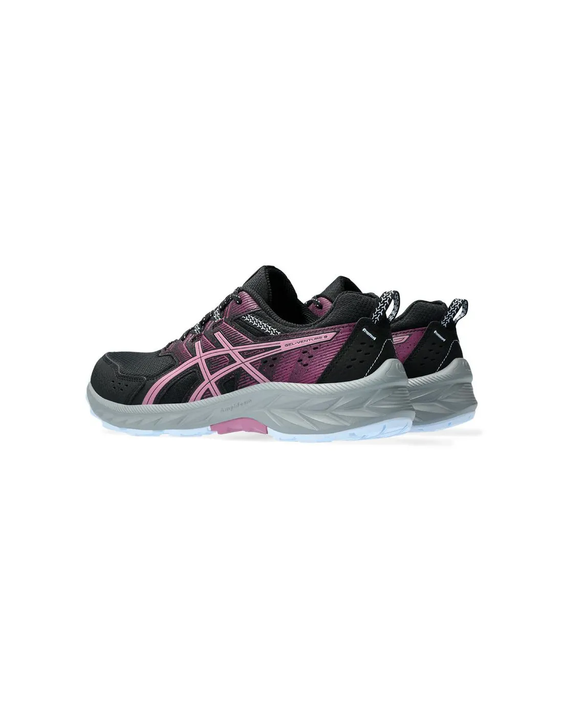 ZAPATILLAS DE RUNNING ASICS GELVENTURE 9 MUJER NEGRO/MORADO