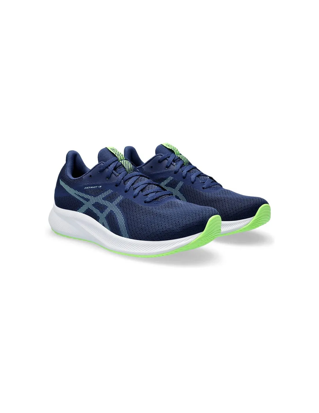 Zapatillas de Running ASICS Patriot 13 Hombre Azul/ Menta