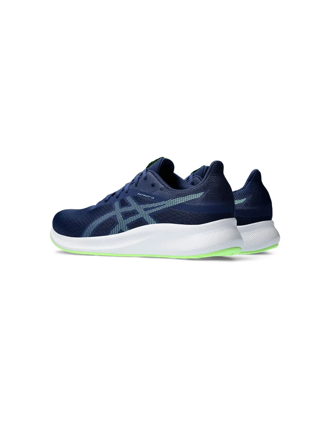 Zapatillas de Running ASICS Patriot 13 Hombre Azul/ Menta