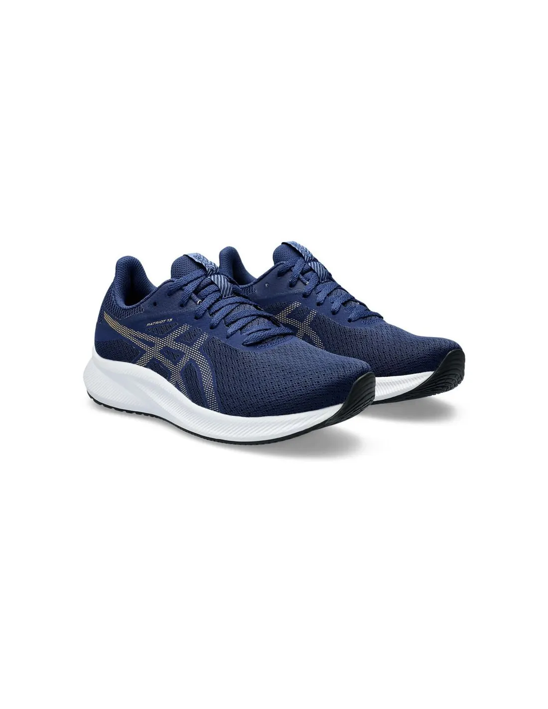 Zapatillas de Running ASICS Patriot 13 Mujer Azul/Champán