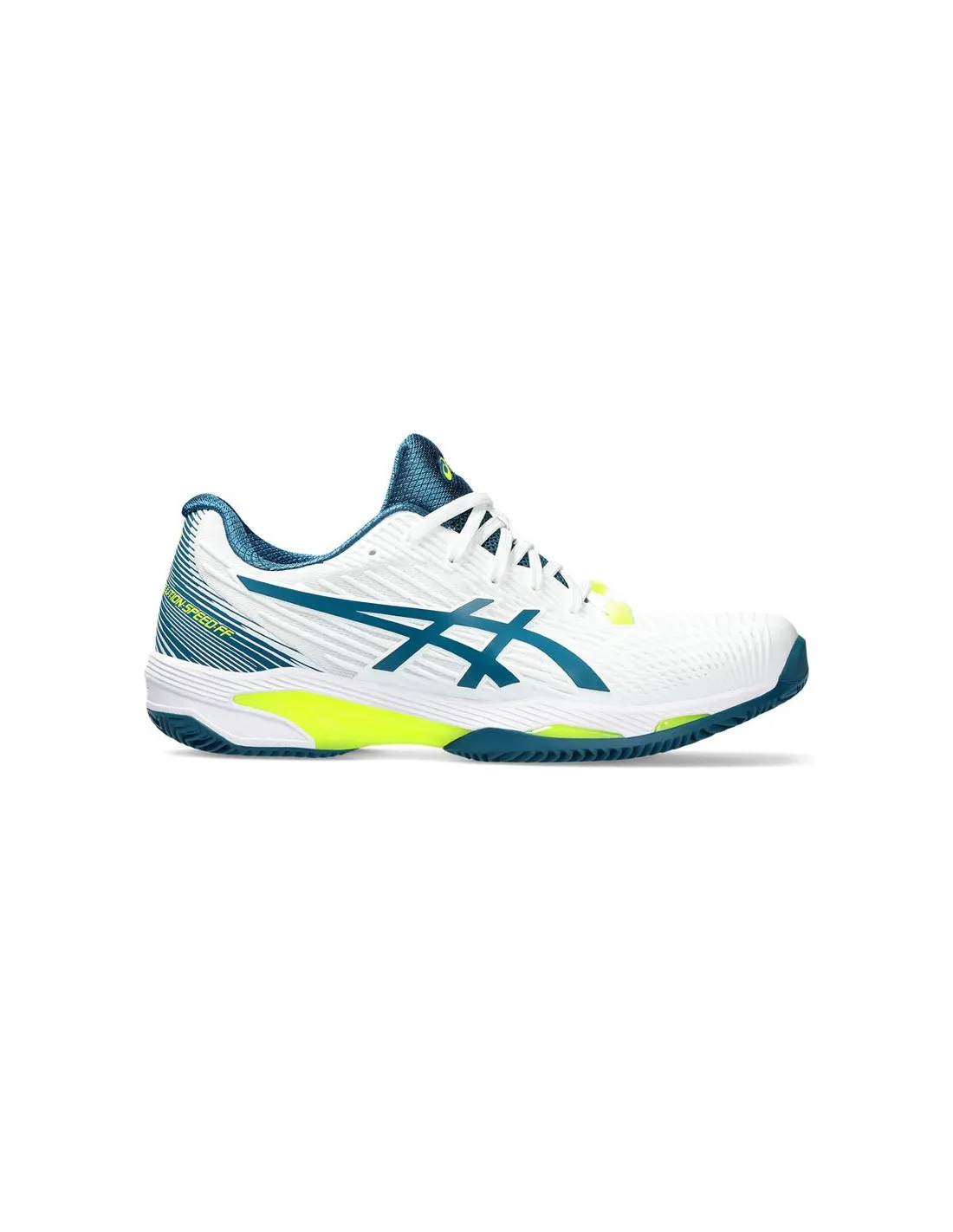 Zapatillas de Tenis ASICS Solution Speed Ff 2 Clay Hombre Blanco/Restful Teal