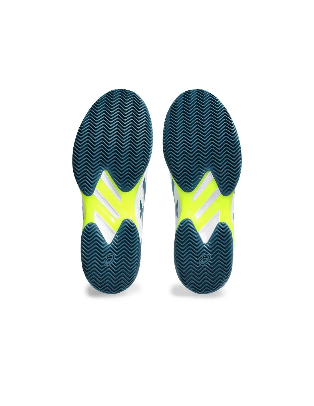 Zapatillas de Tenis ASICS Solution Speed Ff 2 Clay Hombre Blanco/Restful Teal