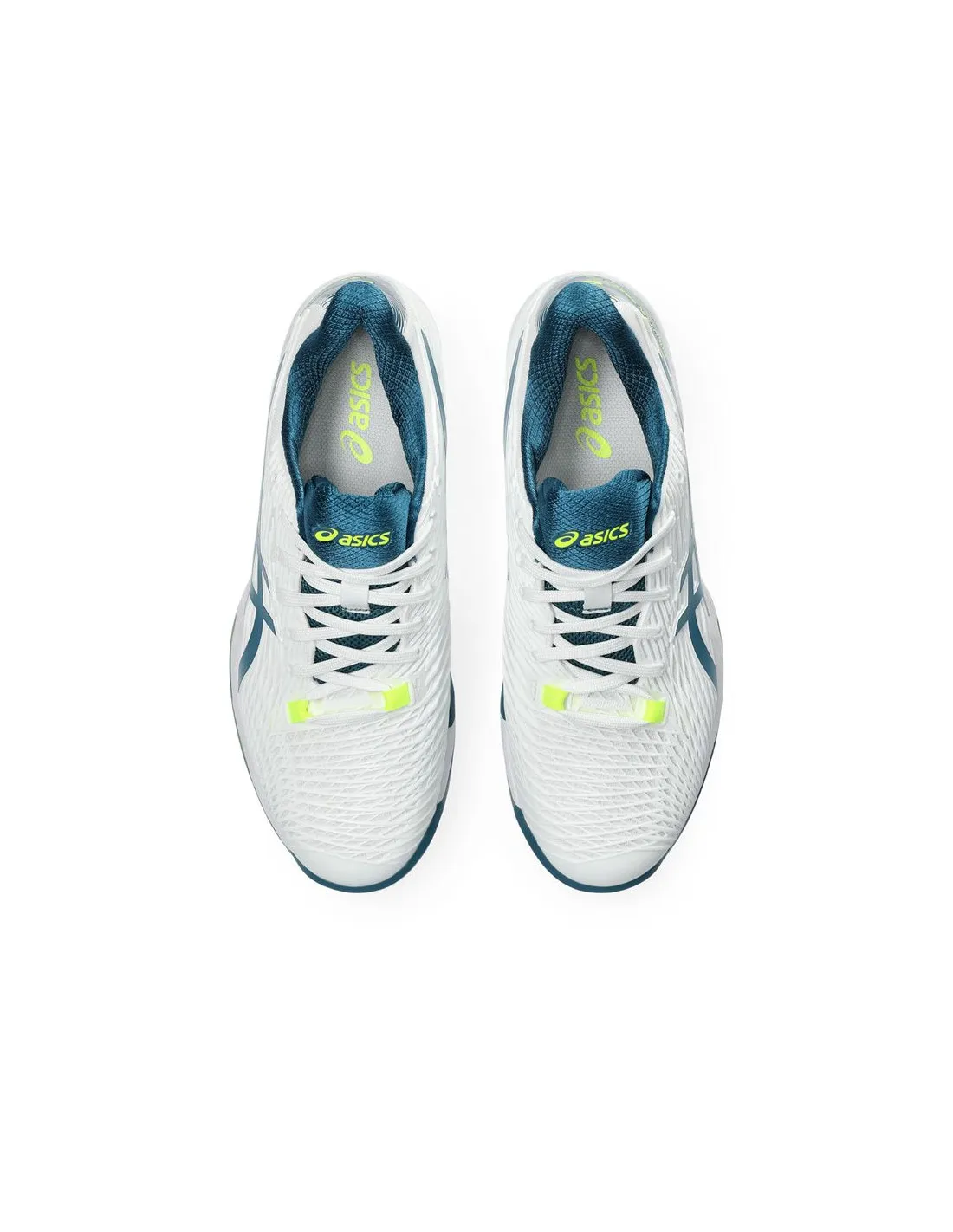 Zapatillas de Tenis ASICS Solution Speed Ff 2 Clay Hombre Blanco/Restful Teal