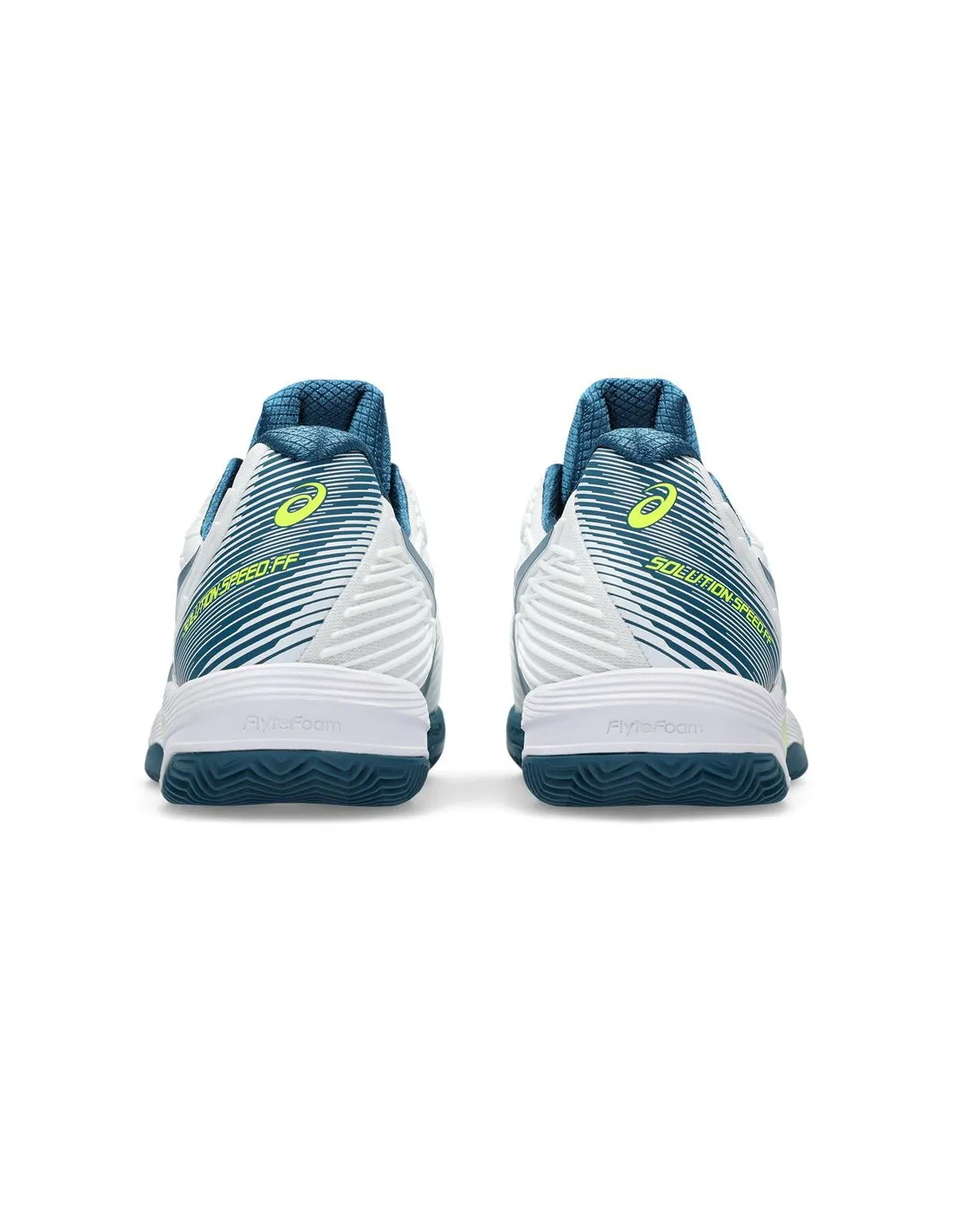 Zapatillas de Tenis ASICS Solution Speed Ff 2 Clay Hombre Blanco/Restful Teal