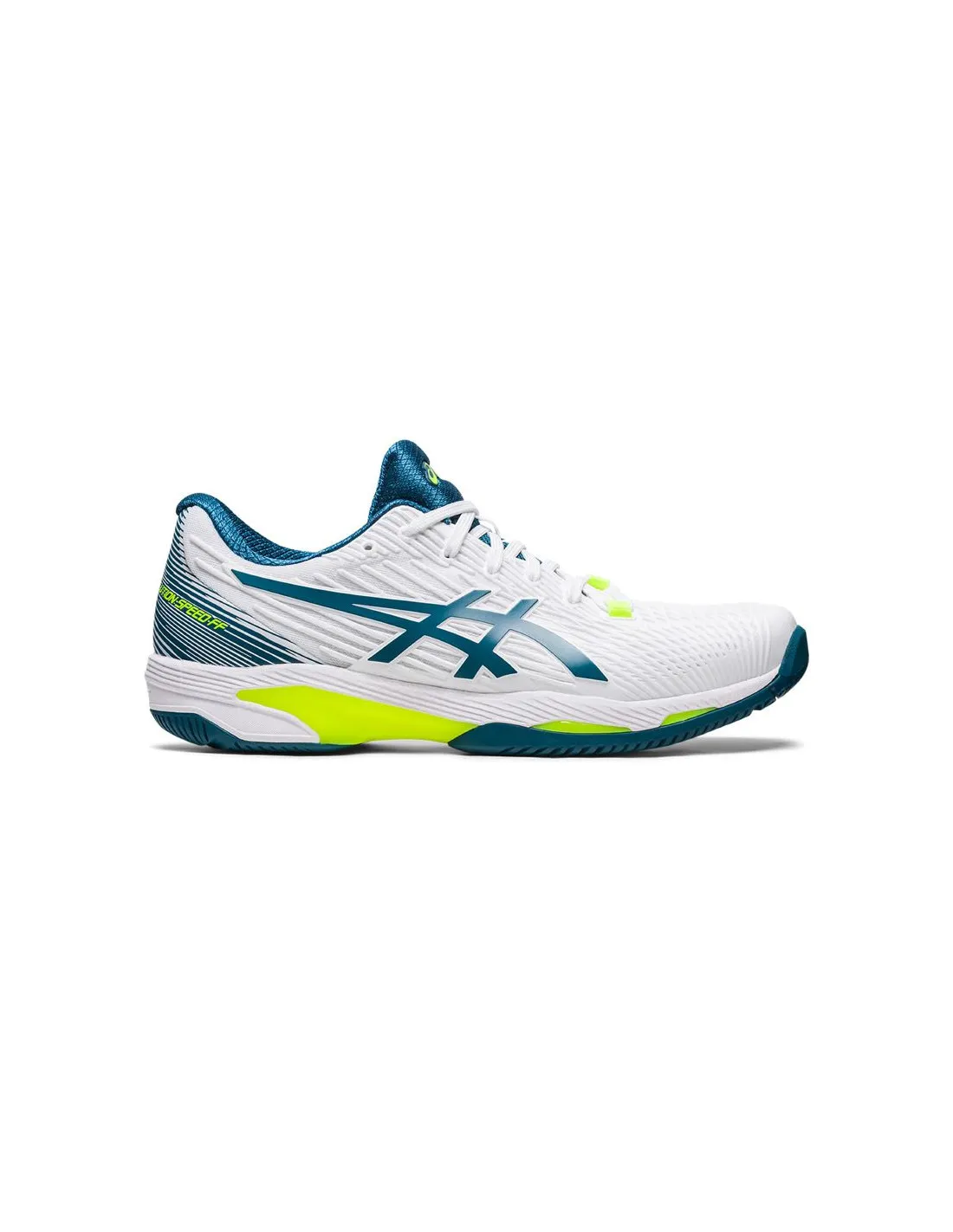 Zapatillas de Tenis ASICS Solution Speed Ff 2 Hombre Blanco/Restful Teal