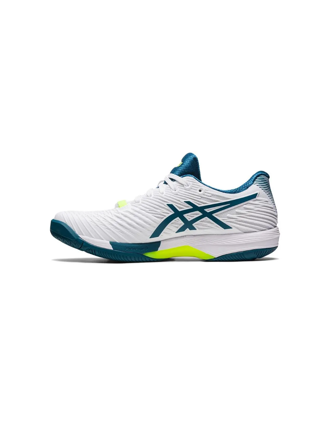 Zapatillas de Tenis ASICS Solution Speed Ff 2 Hombre Blanco/Restful Teal