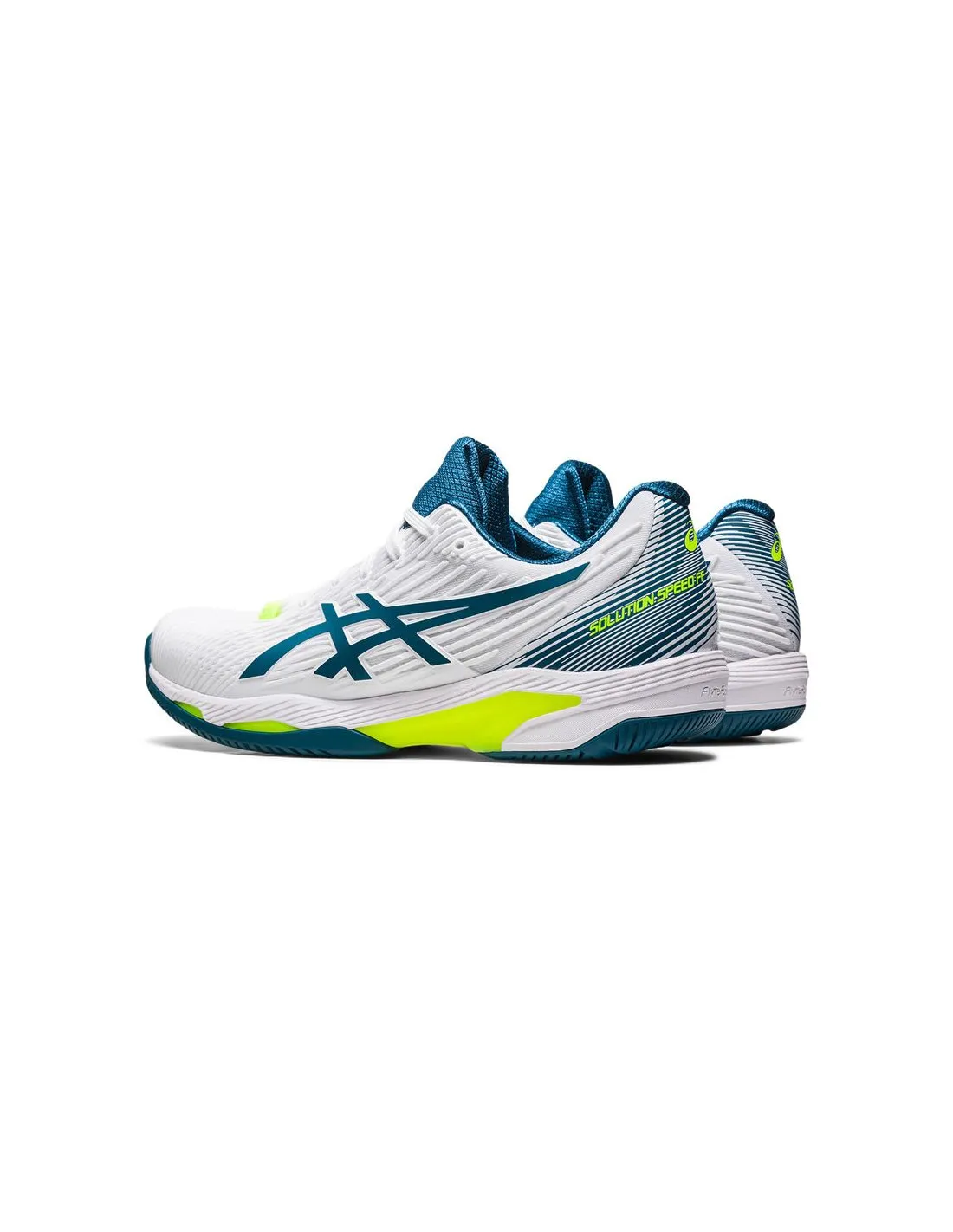 Zapatillas de Tenis ASICS Solution Speed Ff 2 Hombre Blanco/Restful Teal