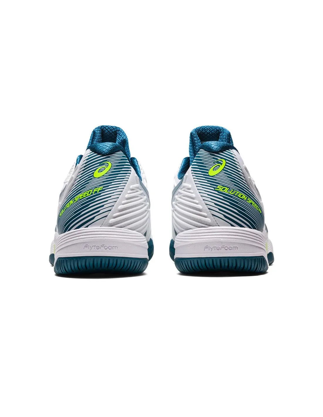 Zapatillas de Tenis ASICS Solution Speed Ff 2 Hombre Blanco/Restful Teal