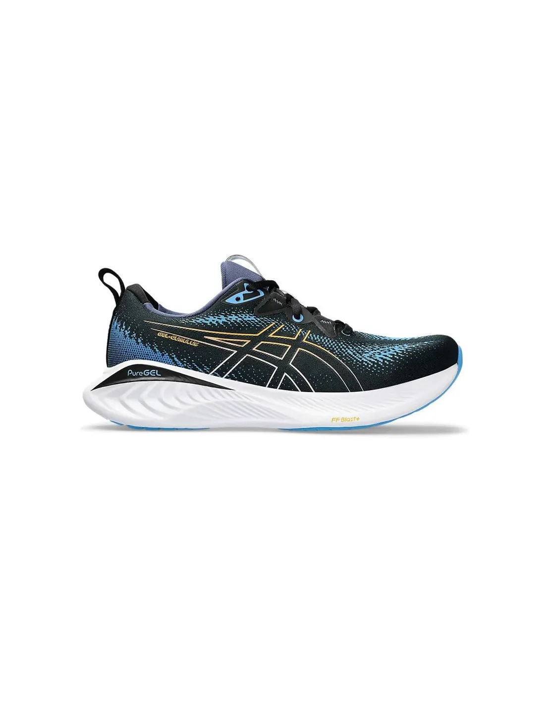 ZAPATILLAS DE TRAIL ASICS GELCUMULUS 25 HOMBRE NEGRO/FELLOW AMARILLO