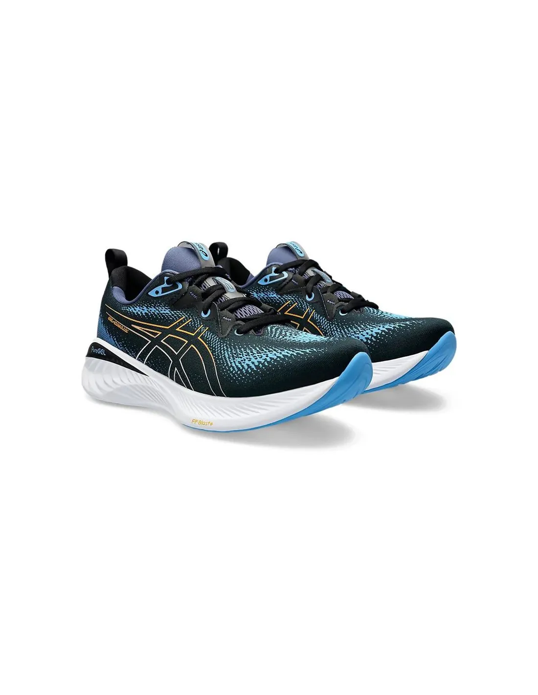 ZAPATILLAS DE TRAIL ASICS GELCUMULUS 25 HOMBRE NEGRO/FELLOW AMARILLO