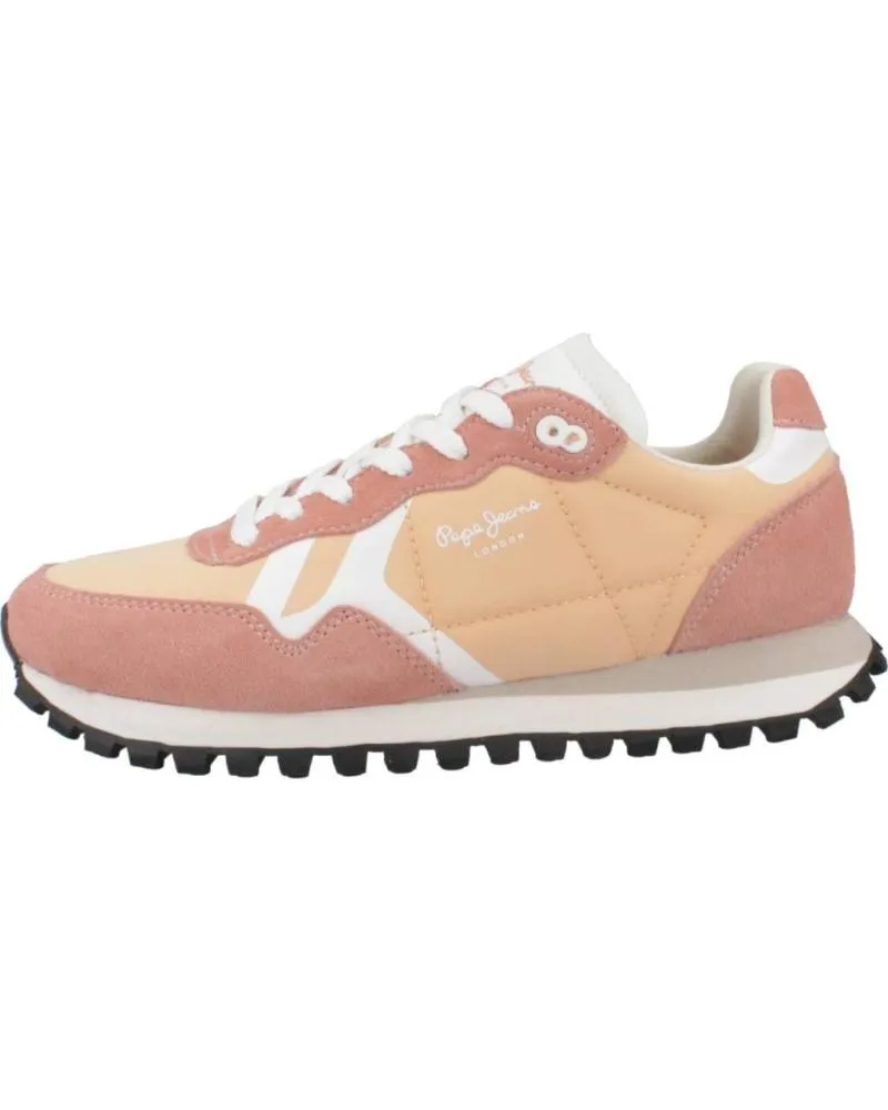ZAPATILLAS DEPORTE PEPE JEANS  DE MUJER ZAPATILLAS MUJER MODELO BRITON PRINT W COLOR NARANJA 118PEA  118PEACH