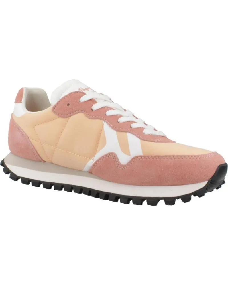 ZAPATILLAS DEPORTE PEPE JEANS  DE MUJER ZAPATILLAS MUJER MODELO BRITON PRINT W COLOR NARANJA 118PEA  118PEACH