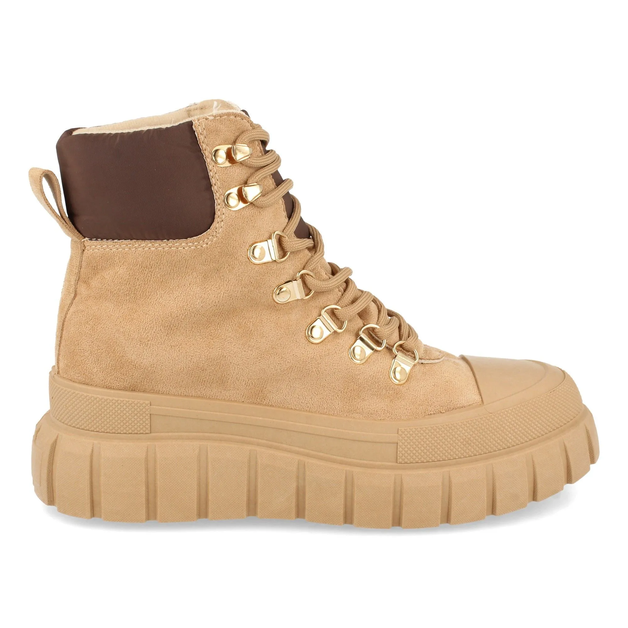 Zapatillas mujer con plataforma mujer color kaki