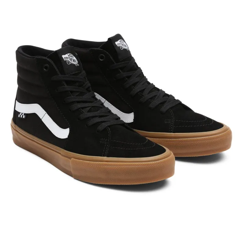 ZAPATILLAS VANS MN SKATE SK8HI (NEGRO/GOMA) PARA HOMBRE