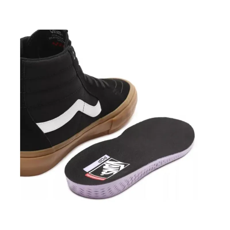 ZAPATILLAS VANS MN SKATE SK8HI (NEGRO/GOMA) PARA HOMBRE