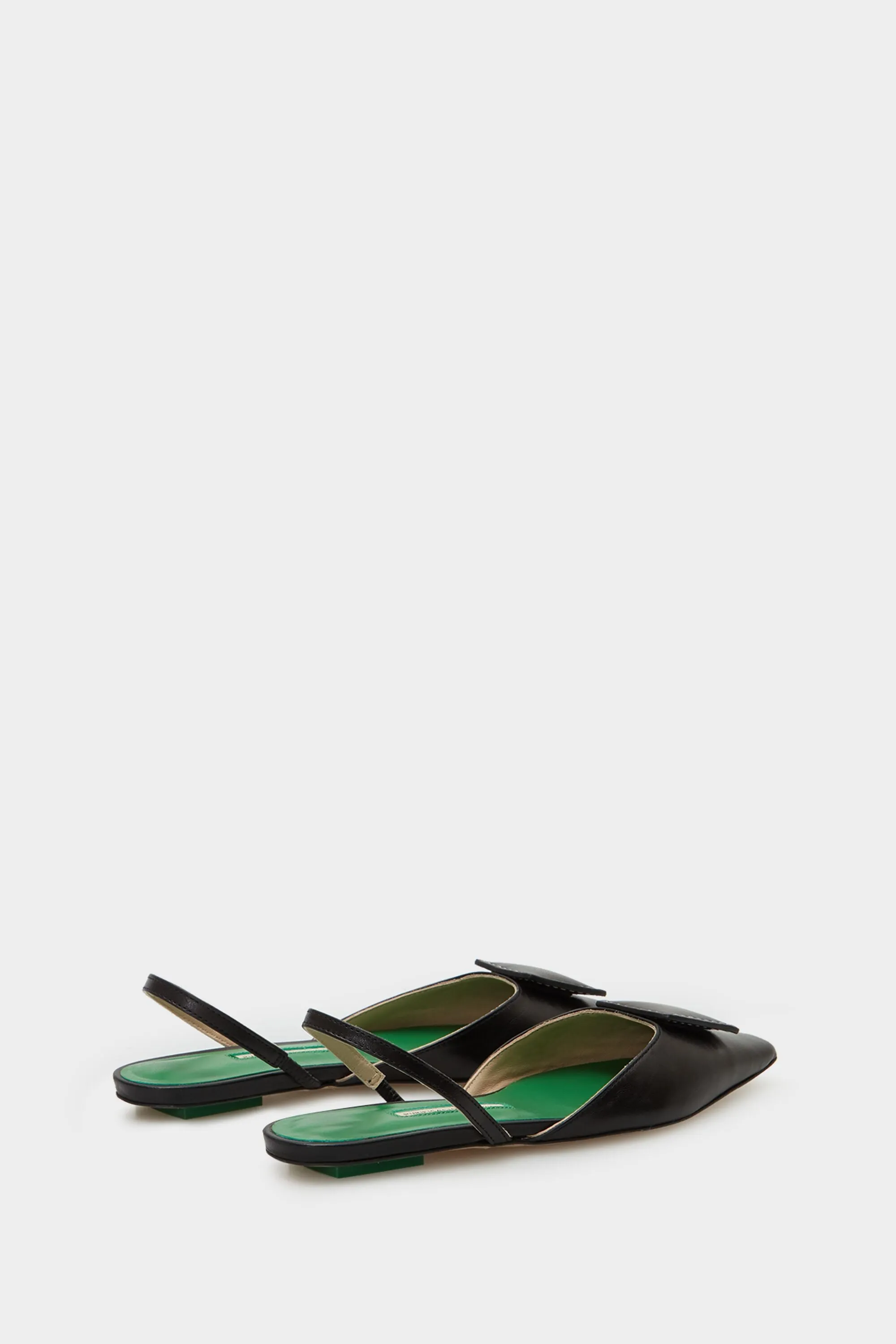 Zapato destalonado piel cubo