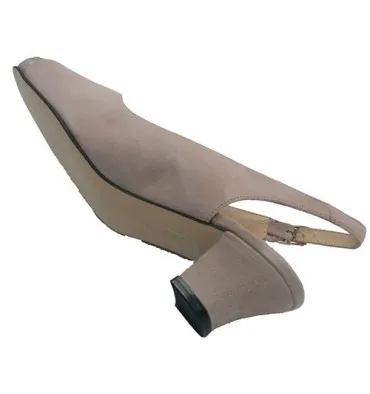 Zapato mujer abierto detrás Trebede en beig