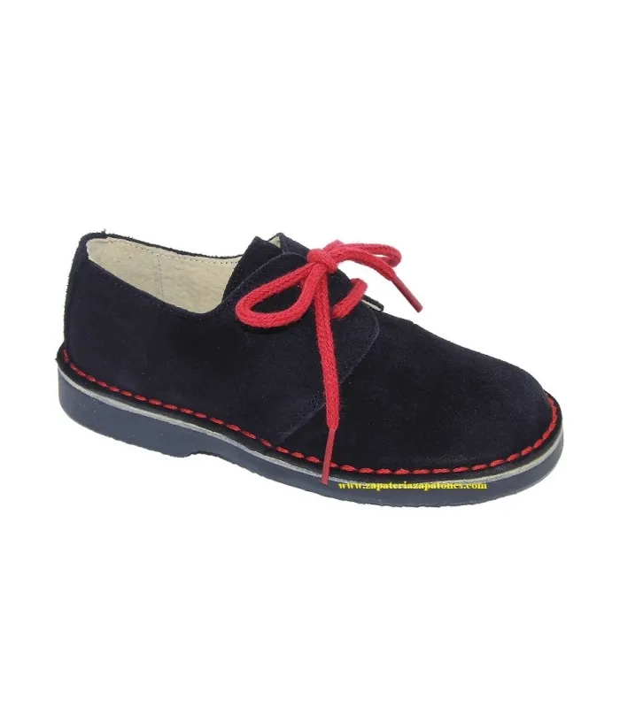 ZAPATO SERRAJE MARINOROJO