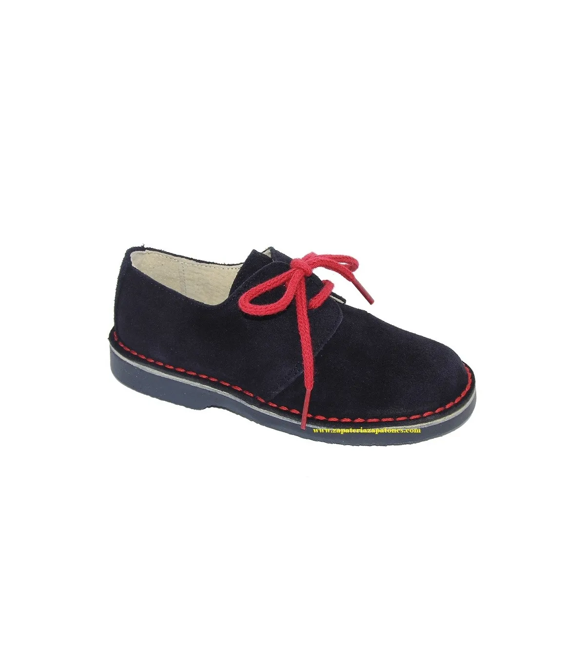 ZAPATO SERRAJE MARINOROJO