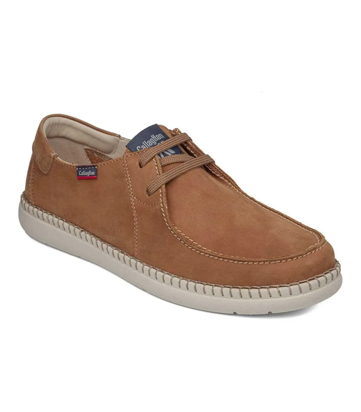 Zapato wallaby en cuero de caballero