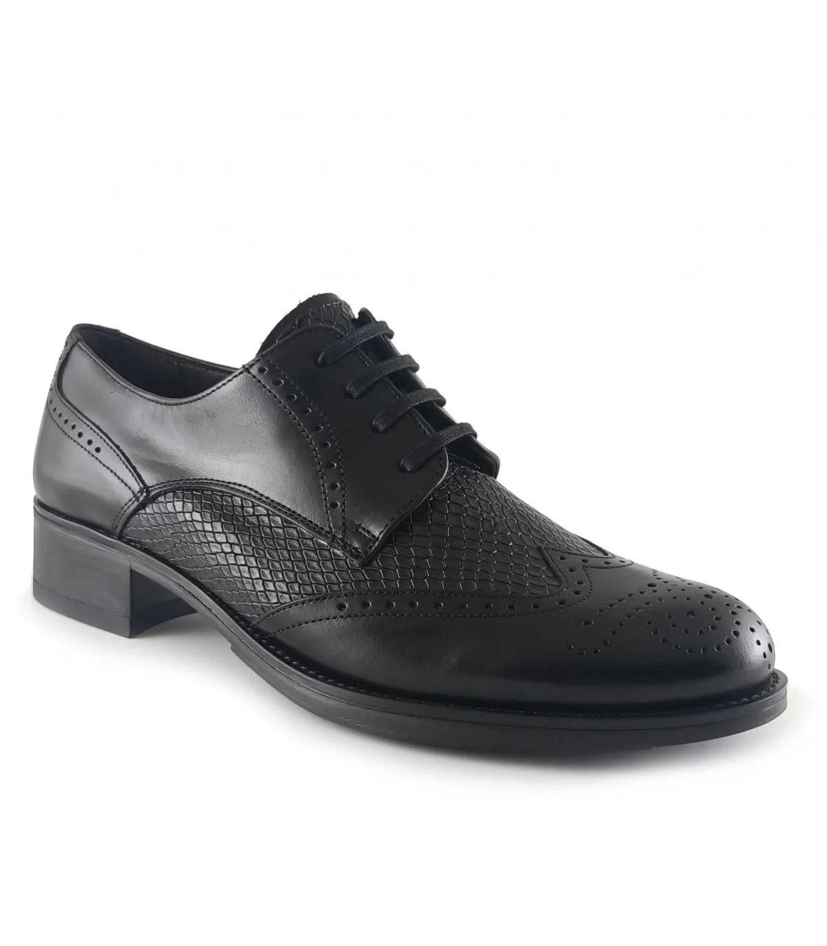 Zapatos de cordones de corte clásico