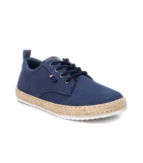 Zapatos de cordones de hombre en azul