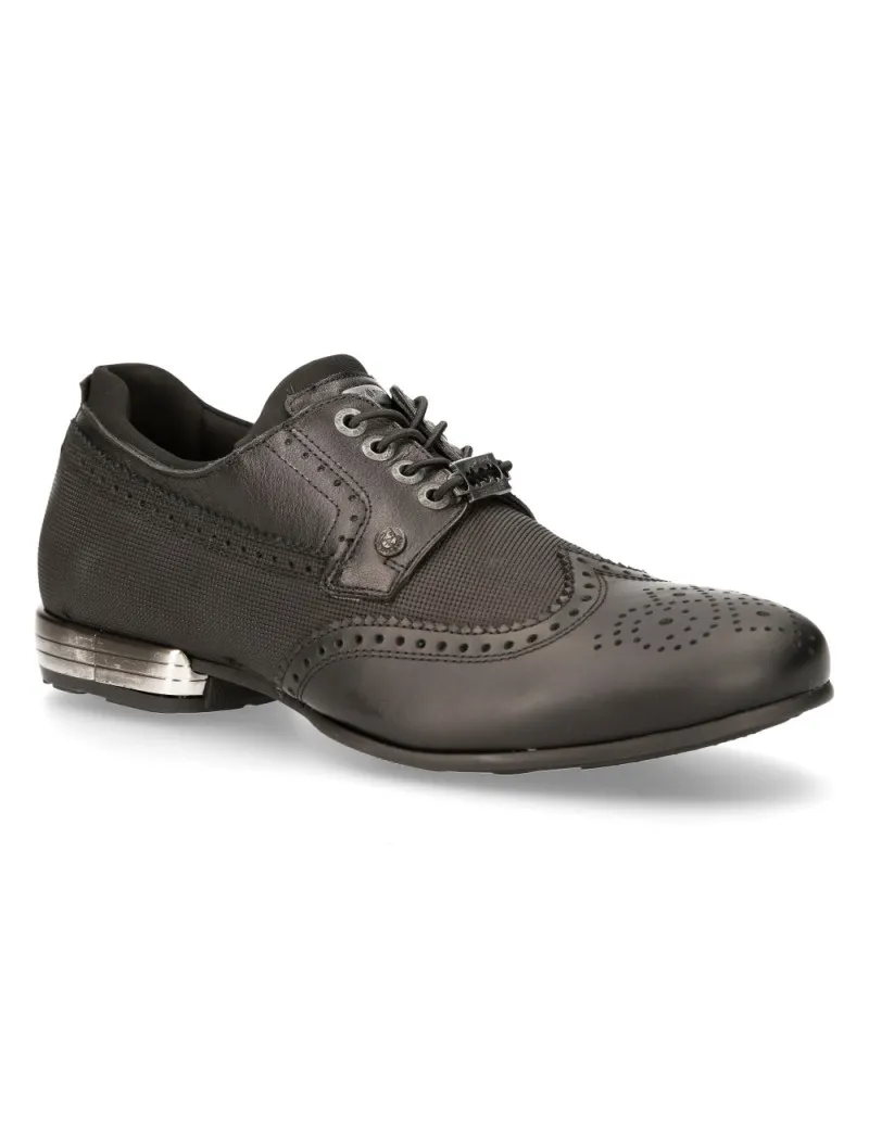 Zapatos de piel tacón acero luxor