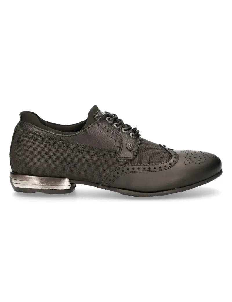 Zapatos de piel tacón acero luxor