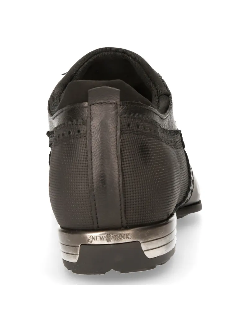 Zapatos de piel tacón acero luxor